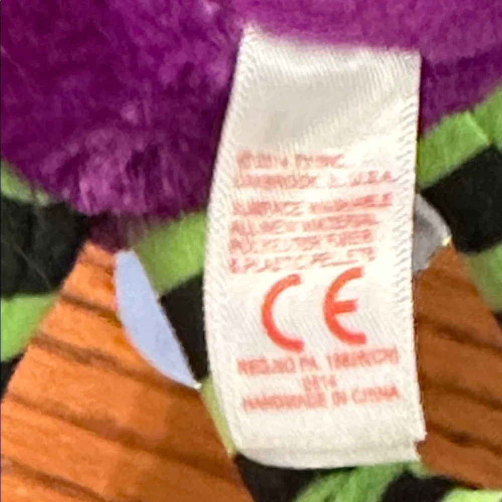 Ty Beanie Boo’s Purple Plush Spider Toy Crawly with tags - Picture 4 of 5